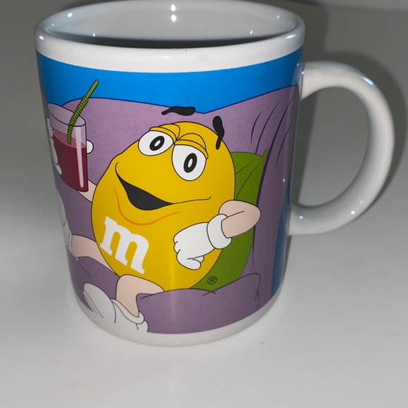 M&M'S | Dining | Mm Mug Red And Yellow Peanut Mms Lounging On The Couch ...